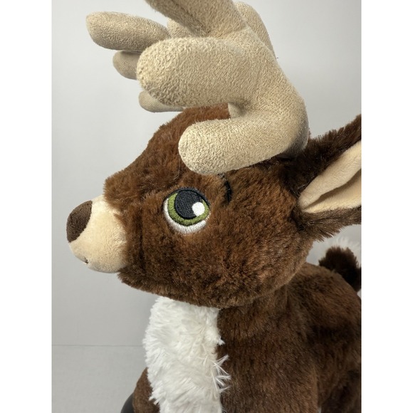 BUILD‎ A BEAR 18" Dasher Reindeer Christmas Plush Stuffed Animal, Green Eyes - Picture 9 of 9